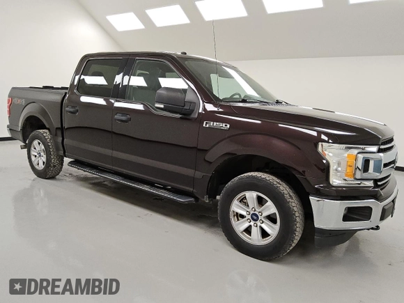 2018 Ford F-150 XL with VIN 1FTEW1EP7JKF37065, listed as a Copart auction lot 50697525 with 96,566 mi miles and Clean Title. Bid and sale history available at DreamBid. Image 4.
