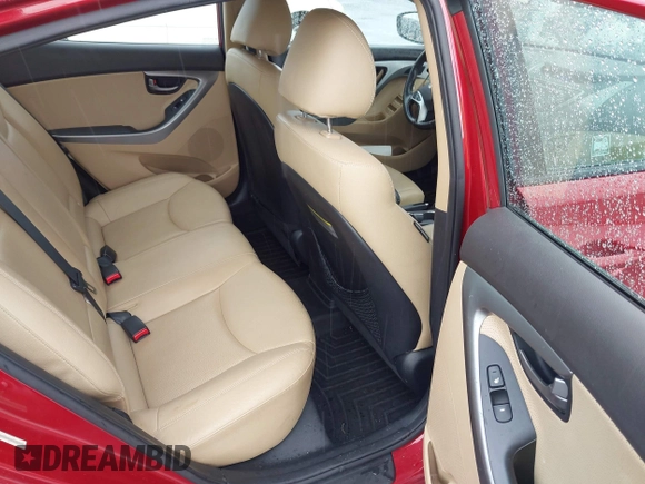 2012 Hyundai Elantra Limited with VIN KMHDH4AEXCU475126, listed as a IAAI auction lot 42061928 with 181,351 mi miles. Bid and sale history available at carsss.com. Image 8.