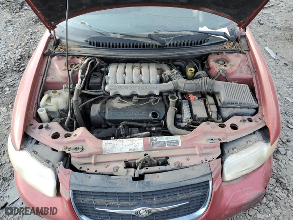 2000 Chrysler Sebring JXi with VIN 3C3EL55H3YT211480, listed as a Copart auction lot 70532014 with 143,610 mi miles and Salvage Title. Bid and sale history available at carsss.com. Image 11.