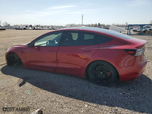 2019 Tesla Model 3 Long Range with VIN 5YJ3E1EB4KF415132, listed as a Copart auction lot 54682675 with 0 mi miles and Salvage Title. Bid and sale history available at carsss.com. Image 2.