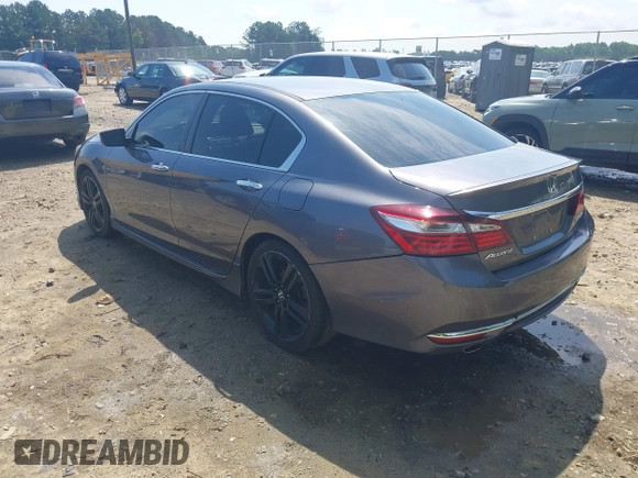 2016 Honda Accord Sport with VIN 1HGCR2F55GA095341, listed as a IAAI auction lot 42475410 with 154,470 mi miles and . Bid and sale history available at DreamBid. Image 3.