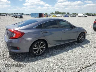 2019 Honda Civic Sedan Sport with VIN 2HGFC2F86KH590862, listed as a Copart auction lot 53089135 with 83,551 mi miles and Non Repairable. Bid and sale history available at carsss.com. Image 3.