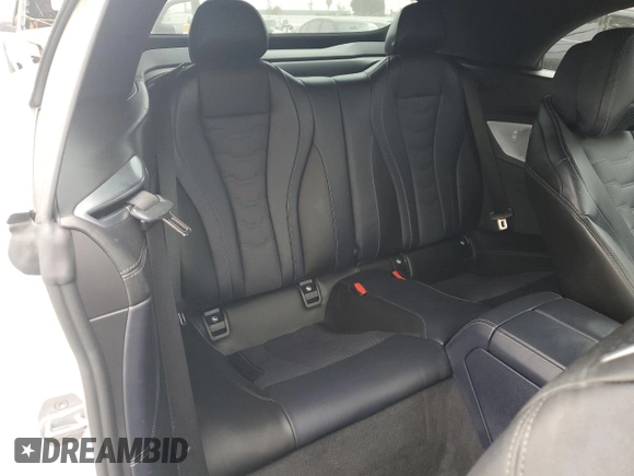 2019 BMW 8 Series M850i xDrive with VIN WBAFY4C57KBX38867, listed as a Copart auction lot 76091124 with 25,850 mi miles and Salvage title. Bid and sale history available at DreamBid. Image 10.
