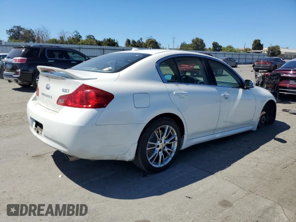 2008 Infiniti G35 with VIN JNKBV61E28M218466, listed as a Copart auction lot 68291334 with 193,083 mi miles and Salvage Title. Bid and sale history available at DreamBid. Image 3.