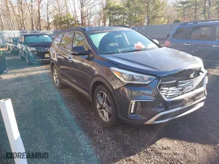 2017 Hyundai Santa Fe Limited Ultimate with VIN KM8SRDHF6HU180728, listed as a IAAI auction lot 41216266 with 113,226 mi miles. Bid and sale history available at carsss.com. Image 1.