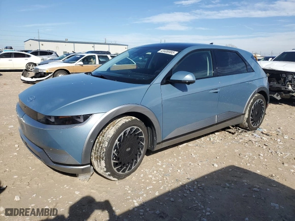 2022 Hyundai IONIQ 5 Limited with VIN KM8KRDAF6NU090937, listed as a Copart auction lot 43406985 with NaN miles and Salvage Title. Bid and sale history available at carsss.com. Image 1.