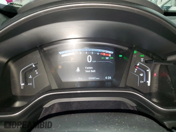 2020 Honda CR-V EX with VIN 5J6RW2H53LL043956, listed as a Copart auction lot 58778545 with 30,487 mi miles and Salvage title. Bid and sale history available at DreamBid. Image 9.