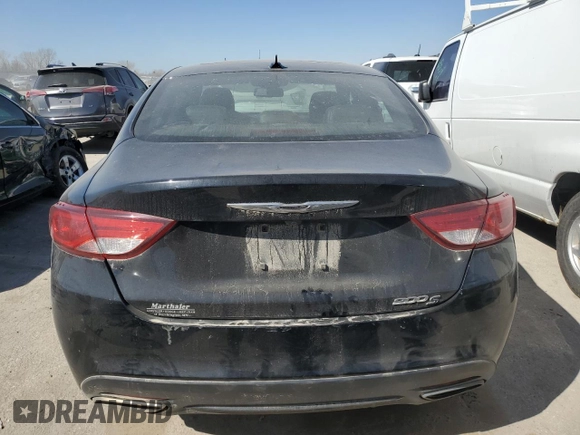 2016 Chrysler 200 S with VIN 1C3CCCBG8GN184010, listed as a Copart auction lot 48506675 with 97,408 mi miles and Salvage Title. Bid and sale history available at carsss.com. Image 6.
