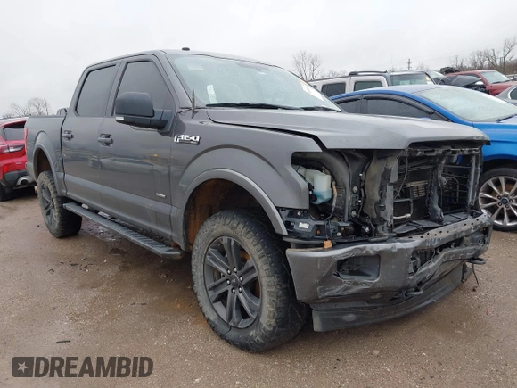 2017 Ford F-150 XL with VIN 1FTFW1EG1HKD42609, listed as a IAAI auction lot 41698693 with 130,402 mi miles and . Bid and sale history available at DreamBid. Image 1.