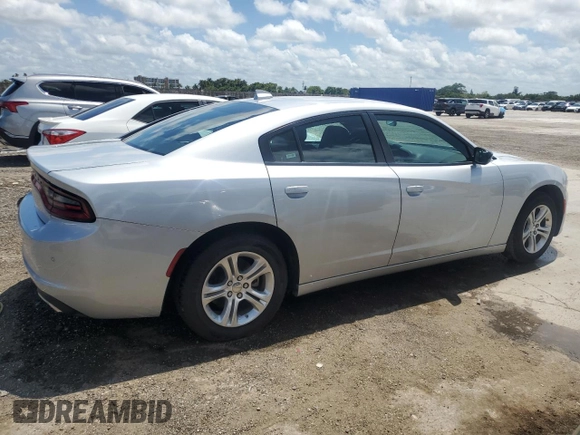 2023 Dodge Charger SXT z VIN 2C3CDXBG7PH529279, wystawiony jako Copart lot #55828515 z przebiegiem Nie podano mil oraz Nie do naprawy • Non repairable. Historia ofert i sprzedaży dostępna na DreamBid. Obrazek 3.