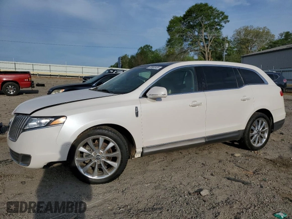2012 Lincoln MKT EcoBoost with VIN 2LMHJ5AT7CBL50296, listed as a Copart auction lot 53883455 with 127,296 mi miles and Clean Title. Bid and sale history available at DreamBid. Image 1.