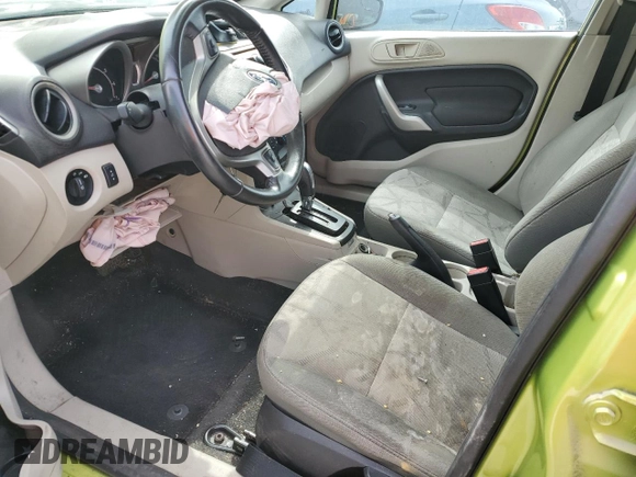 2013 Ford Fiesta SE with VIN 3FADP4EJ5DM192076, listed as a Copart auction lot 50008355 with 0 mi miles and Salvage Title. Bid and sale history available at carsss.com. Image 7.