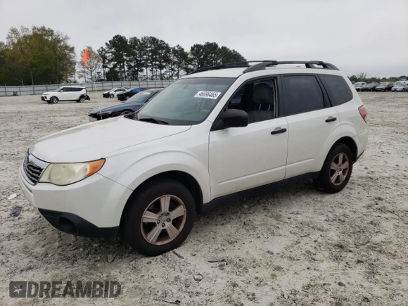 2010 Subaru Forester 2.5X with VIN JF2SH6BC7AH798240, listed as a Copart auction lot 46696465 with 184,921 mi miles and Salvage Title. Bid and sale history available at carsss.com. Image 1.