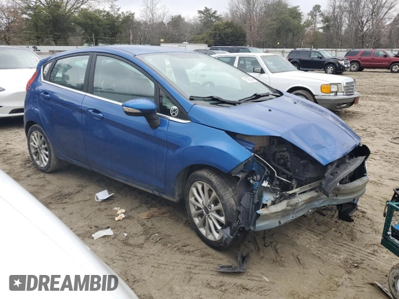 2018 Ford Fiesta Titanium z VIN 3FADP4FJ5JM111183, wystawiony jako Copart lot #41426244 z przebiegiem 77 525 mil mil oraz . Historia ofert i sprzedaży dostępna na DreamBid. Obrazek 4.