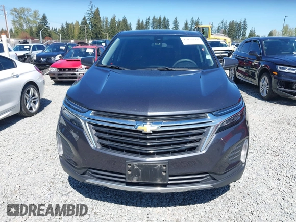 2022 Chevrolet Equinox LT with VIN 2GNAXKEV3N6107727, listed as a IAAI auction lot 42051118 with 81,697 mi miles and . Bid and sale history available at DreamBid. Image 12.