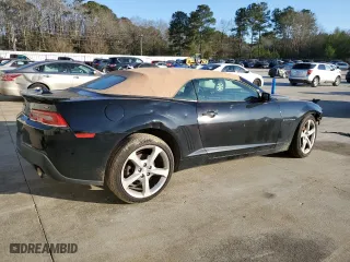 2015 Chevrolet Camaro LT with VIN 2G1FD3D36F9276629, listed as a Copart auction lot 46691175 with 186,036 mi miles and Salvage Title. Bid and sale history available at carsss.com. Image 3.