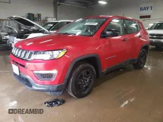 2018 Jeep Compass Sport with VIN 3C4NJCAB8JT300622, listed as a Copart auction lot 51066835 with 96,741 mi miles and Salvage Title. Bid and sale history available at carsss.com. Image 1.