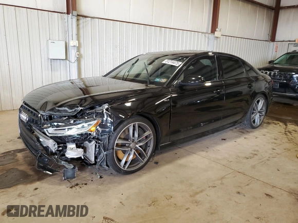 2018 Audi S6 Prestige with VIN WAUHFAFCXJN105218, listed as a Copart auction lot 51214475 with 56,996 mi miles and Salvage Title. Bid and sale history available at carsss.com. Image 1.