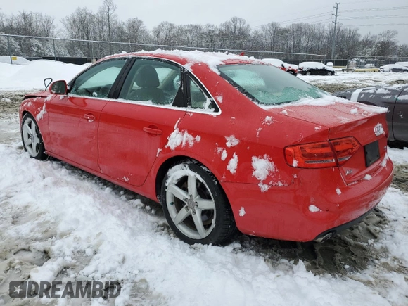 2009 Audi A4 3.2L Prestige with VIN WAUMK78K89N010993, listed as a Copart auction lot 44842995 with 60,306 mi miles and Salvage Title. Bid and sale history available at carsss.com. Image 2.