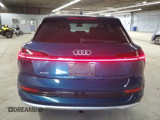 2019 Audi e-tron Prestige with VIN WA1VABGE2KB010143, listed as a Copart auction lot 52039045 with 62,991 mi miles and Salvage Title. Bid and sale history available at DreamBid. Image 6.