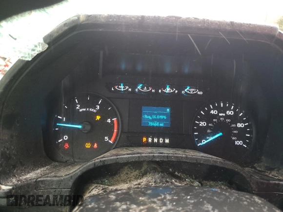 2020 Ford F-350 XL with VIN 1FT8W3BT2LED34466, listed as a Copart auction lot 50171615 with 78,460 mi miles and Salvage title. Bid and sale history available at DreamBid. Image 9.