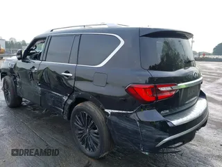 2019 Infiniti QX80 LUXE with VIN JN8AZ2NE7K9238439, listed as a IAAI auction lot 41961424 with Not Provided miles. Bid and sale history available at carsss.com. Image 3.