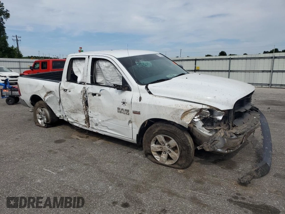 2018 Ram 1500 Tradesman with VIN 1C6RR6FT8JS127657, listed as a Copart auction lot 57570605 with 168,311 mi miles and Salvage title. Bid and sale history available at DreamBid. Image 4.