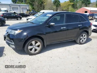 2010 Acura MDX Technology Pkg with VIN 2HNYD2H65AH529544, listed as a Copart auction lot 55494205 with 195,830 mi miles and Clean Title. Bid and sale history available at carsss.com. Image 1.