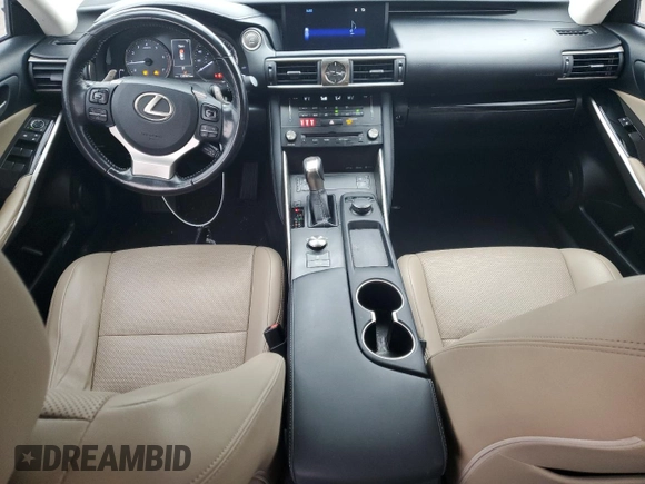 2017 Lexus IS with VIN JTHBA1D26H5041981, listed as a Copart auction lot 42762265 with 130,567 mi miles and Salvage Title. Bid and sale history available at carsss.com. Image 8.