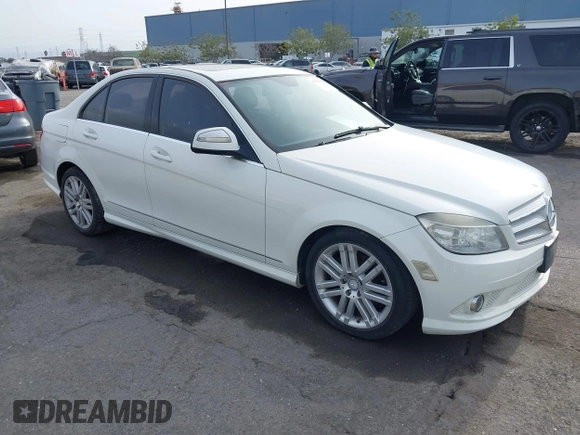 2009 Mercedes-Benz C-Class 3.0L Sport with VIN WDDGF54X49R061724, listed as a IAAI auction lot 41600801 with 91,637 mi miles. Bid and sale history available at carsss.com. Image 1.