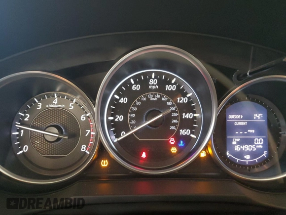 2015 Mazda 6 i Sport with VIN JM1GJ1U68F1177754, listed as a Copart auction lot 45692045 with 164,905 mi miles and Clean Title. Bid and sale history available at DreamBid. Image 9.