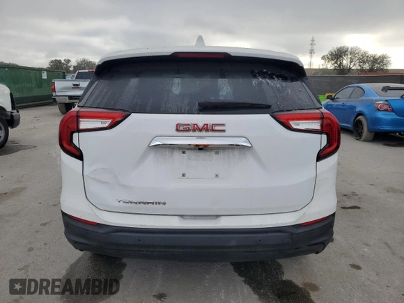 2022 GMC Terrain SLE with VIN 3GKALMEV7NL146692, listed as a Copart auction lot 44558525 with 149,879 mi miles and Clean Title. Bid and sale history available at carsss.com. Image 6.