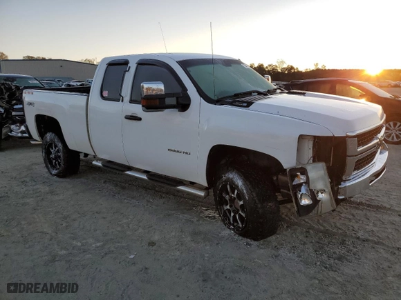 2010 Chevrolet Silverado 2500HD Work Truck with VIN 1GC5KVBG8AZ261221, listed as a Copart auction lot 76415704 with 0 mi miles and Salvage Title. Bid and sale history available at carsss.com. Image 4.