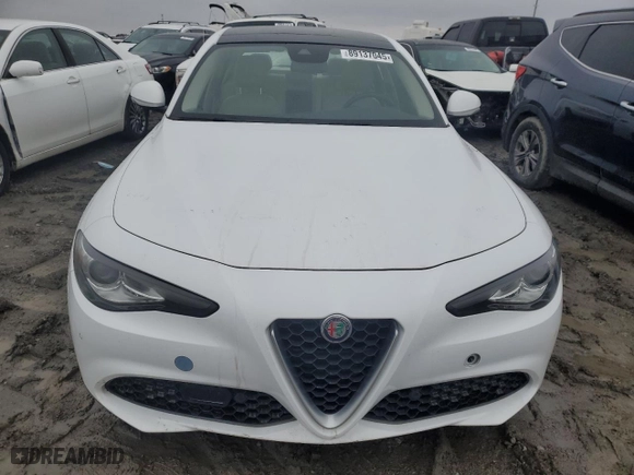 2017 Alfa Romeo Giulia Ti with VIN ZARFAEEN7H7537997, listed as a Copart auction lot 89137045 with 74,502 mi miles and Clean Title. Bid and sale history available at carsss.com. Image 5.