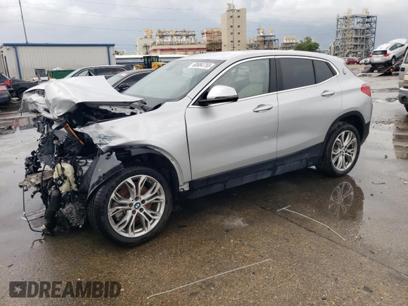 2018 BMW X2 sDrive28i with VIN WBXYJ3C32JEJ75719, listed as a Copart auction lot 60884755 with Not provided miles and Salvage title. Bid and sale history available at DreamBid. Image 1.