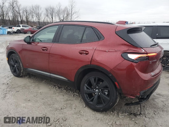 2024 Buick Envision Sport Touring with VIN LRBFZPE47RD021842, listed as a Copart auction lot 43269355 with 860 mi miles and Salvage Title. Bid and sale history available at carsss.com. Image 2.