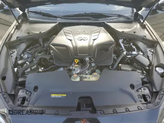 2021 Infiniti Q50 Red Sport 400 with VIN JN1FV7DP8MM850388, listed as a Copart auction lot 86922294 with 50,220 mi miles and Salvage Title. Bid and sale history available at DreamBid. Image 11.