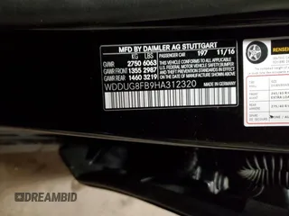 2017 Mercedes-Benz S 550 with VIN WDDUG8FB9HA312320, listed as a Copart auction lot 84599974 with 108,871 mi miles and Salvage Title. Bid and sale history available at carsss.com. Image 13.
