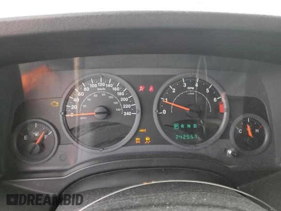 2008 Jeep Compass Sport with VIN 1J8FF47W68D639328, listed as a Copart auction lot 50756395 with 242,557 mi miles and Salvage Title. Bid and sale history available at carsss.com. Image 9.