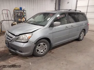 2007 Honda Odyssey EX-L with VIN 5FNRL38727B047074, listed as a IAAI auction lot 41340760 with 212595 miles. Bid and sale history available at carsss.com. Image 17.