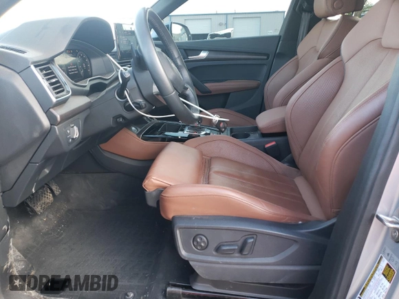 2023 Audi Q5 S line Premium Plus with VIN WA1E2AFY1P2052989, listed as a Copart auction lot 61967035 with 15,156 mi miles and Salvage title. Bid and sale history available at DreamBid. Image 7.