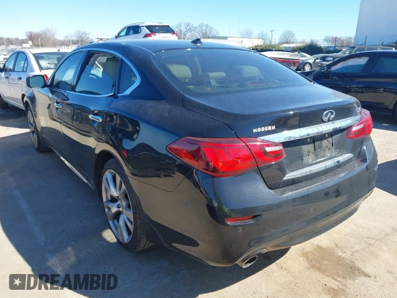 2017 Infiniti Q70 3.7 with VIN JN1BY1PP2HM170538, listed as a IAAI auction lot 41645612 with 143,649 mi miles and . Bid and sale history available at DreamBid. Image 3.