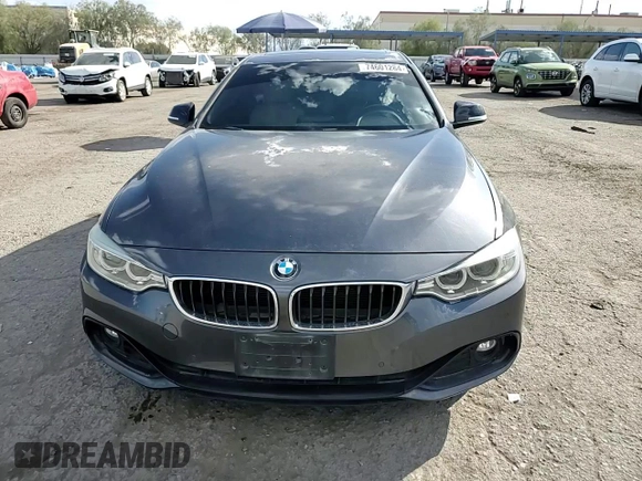 2014 BMW 4 Series 428i with VIN WBA3N7C55EF719924, listed as a Copart auction lot 74601284 with 57,165 mi miles and Clean Title. Bid and sale history available at carsss.com. Image 13.