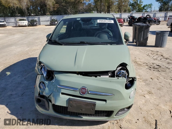 2015 FIAT 500 Sport with VIN 3C3CFFBR1FT707439, listed as a Copart auction lot 49444145 with 65,842 mi miles and Salvage Title. Bid and sale history available at carsss.com. Image 5.
