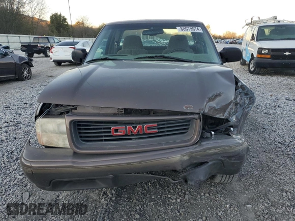 1999 GMC Sonoma SLS with VIN 1GTCS19W8XK514374, listed as a Copart auction lot 80079974 with 78,304 mi miles and Salvage Title. Bid and sale history available at carsss.com. Image 5.