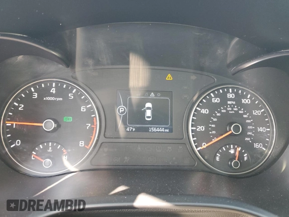 2017 Kia Optima EX with VIN 5XXGU4L31HG144876, listed as a Copart auction lot 50796225 with 156,444 mi miles and Salvage Title. Bid and sale history available at carsss.com. Image 9.
