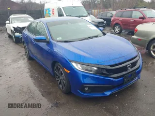 2019 Honda Civic Sport with VIN 2HGFC2F80KH602942, listed as a IAAI auction lot 41785234 with 82,661 mi miles and . Bid and sale history available at DreamBid. Image 1.