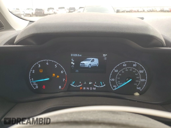 2022 Ford Transit Connect XL with VIN NM0LS6S24N1524808, listed as a Copart auction lot 47528915 with 61,029 mi miles and Salvage title. Bid and sale history available at DreamBid. Image 9.