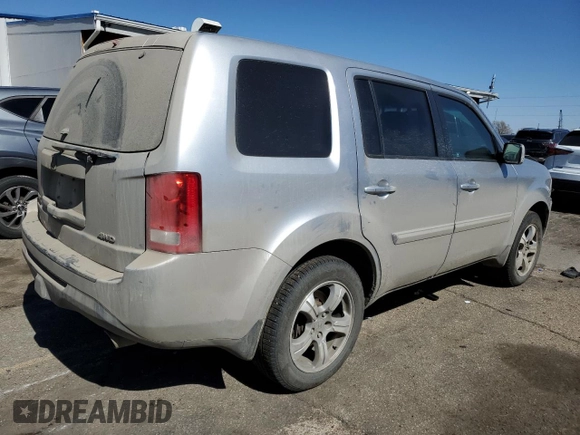2012 Honda Pilot EX with VIN 5FNYF4H47CB044468, listed as a Copart auction lot 48815315 with 208,536 mi miles and Salvage Title. Bid and sale history available at DreamBid. Image 3.