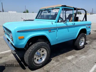 1969 Ford Bronco with VIN U15GLE92472, listed as a Copart auction lot 55164735 with 1,521 mi miles and Salvage title. Bid and sale history available at DreamBid. Image 1.
